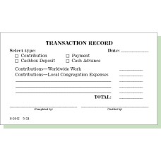 S-24 Transaction Records . . . $85.00 / 250